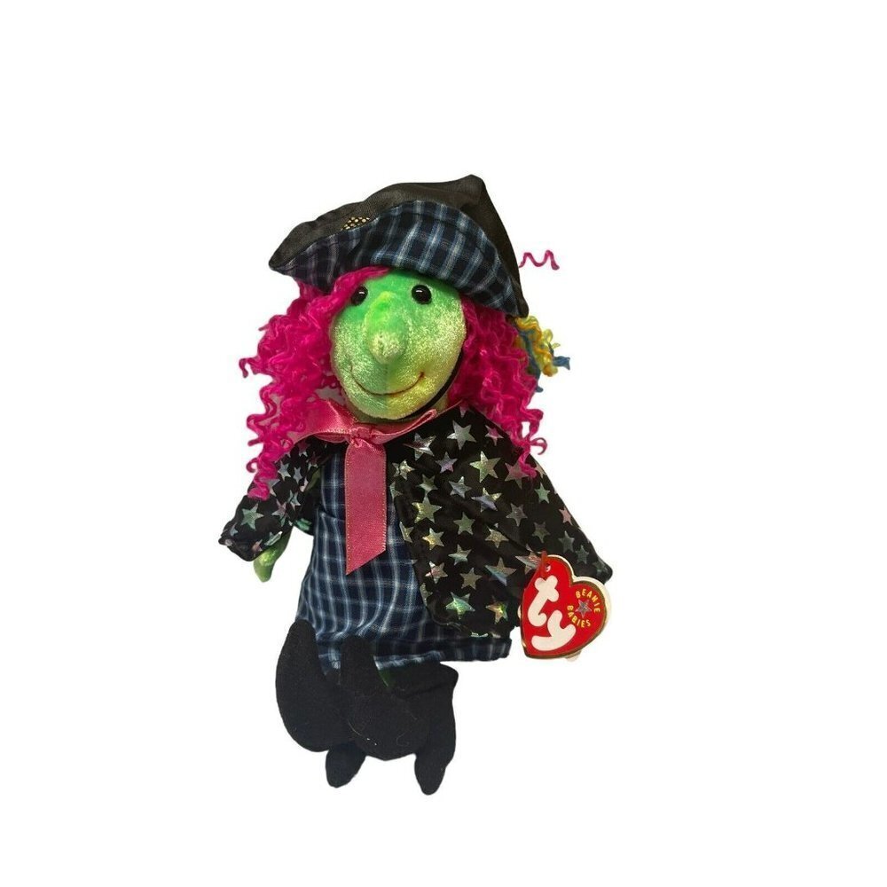 Ty Beanie Babies Halloween Plush "SCARY" Witch - 2000 With Tag
